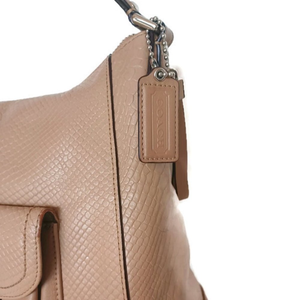 Coach Python Embossed Leather Bag - image 3